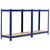  Storage Shelves 2 pcs Blue 31.5"x15.7"x63" Steel and MDF A949-144274