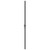  Interior Door 32.7"x79.3" Black Matt Glass and Aluminum A949-350553