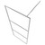  Walk-in Shower Wall with Whole Frosted ESG Glass 31.5"x76.8 A949-146645