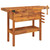  Workbench with Drawers and Vices 48.8"x20.5"x32.7" Solid Wood Acacia A949-153322