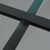  Interior Door 32.7"x79.3" Black ESG Glass and Aluminum A949-350565