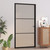  Interior Door 40.4"x79.3" Black Matt Glass and Aluminum A949-350555