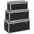  Storage Cases 3 pcs Black Aluminium A949-91853
