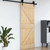  Door NARVIK 37.40 x 82.68 in Solid Pine Wood (Untreated) A949-42047081