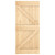  Door NARVIK 37.40 x 82.68 in Solid Pine Wood (Untreated) A949-42047081