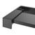  Walk-in Shower Wall with Shelf Black 46.5"x74.8" ESG Glass&Aluminum A949-3185489