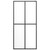  Walk-in Shower Wall with Shelf Black 46.5"x74.8" ESG Glass&Aluminum A949-3185489