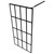  Walk-in Shower Screen Frosted Tempered Glass 55.1"x76.8 A949-145688