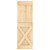  Cross Door NARVIK 27.6" x 82.7" Solid Pine Wood (Untreated) A949-42047094