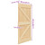  Door NARVIK 35.43 x 82.68 in Solid Pine Wood (Untreated) A949-351043