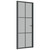  Interior Door 32.7"x79.3" Black Matt Glass and Aluminum A949-350557