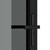  Interior Door 40.4"x79.3" Black ESG Glass and Aluminum A949-350567