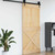  Door NARVIK 39.37 x 82.68 in Solid Pine Wood (Untreated) A949-42047099