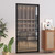  Interior Door 40.4"x79.3" Black ESG Glass and Aluminum A949-350563