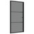  Interior Door 40.4"x79.3" Black ESG Glass and Aluminum A949-350563