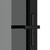  Interior Door 40.4"x79.3" Black ESG Glass and Aluminum A949-350563