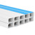  Cable Trunking Self-Adhesive 3.9"x2.4" 32.8'PVC A949-155954