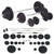 Weight Bench with Weight Rack, Barbell and Dumbbell Set 264.6 lb A949-275378
