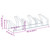  Bicycle Stand for 6 Bikes Floor Freestanding Galvanized Steel A949-4005577