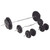  Weight Bench with Weight Rack, Barbell and Dumbbell Set 198.4 lb A949-275373
