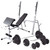  Workout Bench with Weight Rack, Barbell and Dumbbell Set 264.6 lb A949-275376