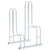  Bicycle Stand for 2 Bikes Floor Freestanding Galvanized Steel A949-4005568