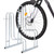  Bicycle Stand for 2 Bikes Floor Freestanding Galvanized Steel A949-4005568
