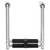  Folding Boarding Ladder 2-step Stainless Steel A949-92373
