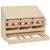  Chicken Laying Nest 3 Compartments 28.3"x13"x21.3" Solid Pine Wood A949-170653