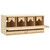  Chicken Laying Nest 4 Compartments 41.7"x15.7"x17.7" Solid Pine Wood A949-170658