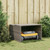  Robot Mower Garage Gray 33.9"x35.4"x20.5"/22.4" Poly Rattan A949-365406