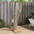  Outdoor Shower Gray 21.7"x23.6"x88.2" Poly Rattan and Acacia Wood A949-368210