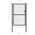  Mesh Garden Gate Galvanised Steel 39.4x49.2" Grey A949-145772