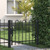  Single Door Fence Gate with Hoop Top 39.4"x29.5 A949-144361