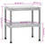  BBQ Oven Smoker with Table Galvanized Steel A949-3187617