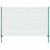  Wire Mesh Fence with Posts Steel 82'x4.9'Green A949-144606