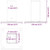  Post Bases Square 12 pcs Anthracite 2.80x2.80" Powder-coated Steel A949-42000025