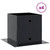  Post Bases Square 4 pcs Anthracite 5.55x5.55" Powder-coated Steel A949-42000034