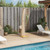  Outdoor Shower Beige 21.7"x23.6"x88.2" Poly Rattan and Acacia Wood A949-368211