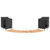  Hot Tub Surround Black Poly Rattan and Solid Wood Acacia A949-3270634