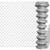  Chain Link Fence Galvanised Steel 82.0x3.3'Silver A949-141491