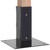  Post Bases Square 4 pcs Anthracite 2.01x2.01" Powder-coated Steel A949-42000020