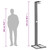  Outdoor Shower Beige 19.7"x21.7"x88.2" Poly Rattan and Acacia Wood A949-368208