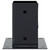  Post Bases Square 4 pcs Anthracite 3.58x3.58" Powder-coated Steel A949-42000028