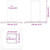  Post Bases Square 12 pcs Anthracite 2.40x2.40" Powder-coated Steel A949-42000023