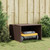  Robot Mower Garage Brown 33.9"x35.4"x20.5"/22.4" Poly Rattan A949-365405