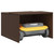 Robot Mower Garage Brown 33.9"x35.4"x20.5"/22.4" Poly Rattan A949-365405