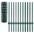  Euro Fence Steel 65.6x2.6'Green A949-142814