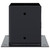  Post Bases Square 12 pcs Anthracite 3.98x3.98" Powder-coated Steel A949-42000031