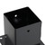  Post Bases Square 12 pcs Anthracite 3.98x3.98" Powder-coated Steel A949-42000031